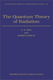 Cover of: The quantum theory of radiation