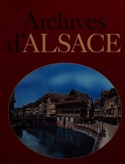Cover of: Archives d'Alsace