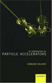 Cover of: An Introduction to Particle Accelerators