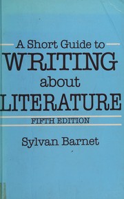 Cover of: A short guide towriting about literature
