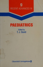 Cover of: Recent Advances in Paediatrics, No 8 (Recent Advances in Paediatrics)