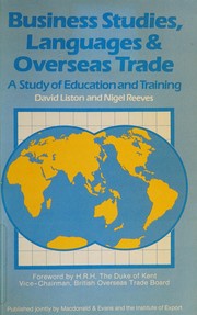 Cover of: Business Studies, Languages and Overseas Trade: A Study of Activities in Education and Training