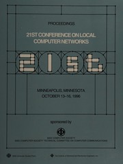 Cover of: 21st Conference on Local Computer Networks (Lcn by Institute of Electrical and Electronics Engineers