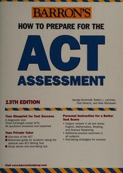 Cover of: Barron's how to prepare for the ACT assessment