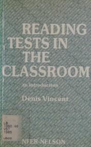Cover of: Reading tests in the classroom: an introduction