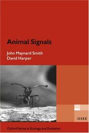 Cover of: Animal signals by John Maynard Smith