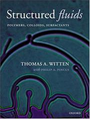 Structured fluids by T. Witten