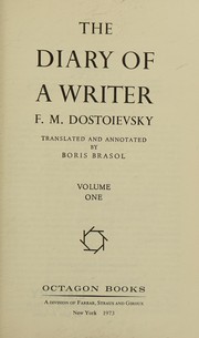 Cover of: The diary of a writer