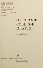 Cover of: Harbrace college reader by Mark Schorer