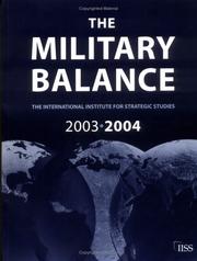 The Military Balance 2003/2004 (Military Balance) by Christopher Langton