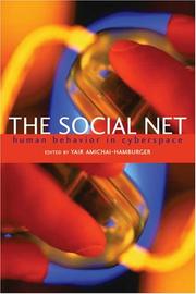 Cover of: The Social Net: Understanding Human Behavior in Cyberspace