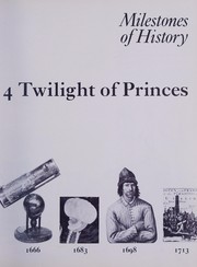 Cover of: Twilight of princes. by Editor: Christopher Hibbert.