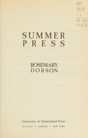 Cover of: Summer press