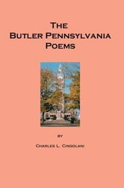 Cover of: The Butler Pennsylvania Poems: A Tribute to a Hometown