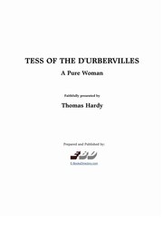 Cover of: Tess of the d'Urbervilles by 