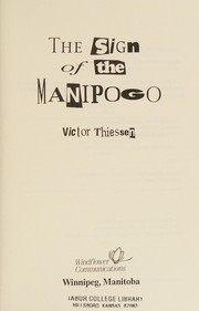 Cover of: The sign of the Manipogo by Victor Thiessen