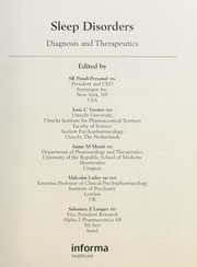 Cover of: Sleep Disorders: Diagnosis and Therapeutics