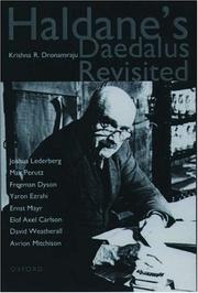 Cover of: Haldane's Daedalus revisited by edited with an introduction by Krishna R. Dronamraju ; foreword by Joshua Lederberg.