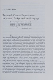 Expressionism in twentieth-century music by Crawford, John C.