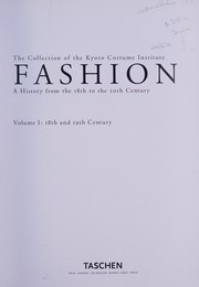 Cover of: Fashion: a history from the 18th to the 20th century