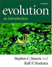 Cover of: Evolution by Stephen C. Stearns, Rolf F. Hoekstra