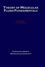 Cover of: Theory of molecular fluids by C. G. Gray