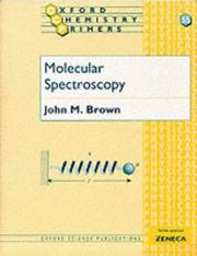 Cover of: Molecular spectroscopy