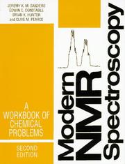 Cover of: Modern NMR spectroscopy: a workbook of chemical problems.