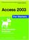 Cover of: Access 2003 for Starters