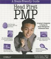 Cover of: Head First PMP: A Brain-Friendly Guide to Passing the Project Management Professional Exam (Head First)