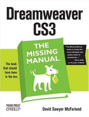Cover of: Dreamweaver CS3: The Missing Manual
