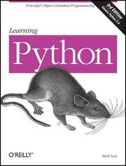 Learning Python by Mark Lutz, David Ascher