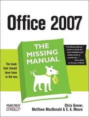 Cover of: Office 2007: The Missing Manual