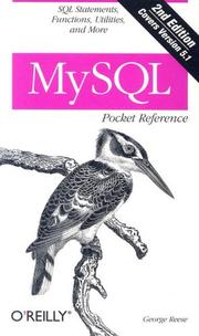 Cover of: MySQL by George Reese