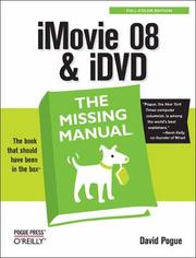 Cover of: iMovie 08 & iDVD: The Missing Manual