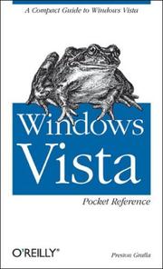 Cover of: Windows Vista: Pocket Reference
