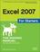 Cover of: Excel 2007 for Starters