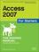 Cover of: Access 2007 for Starters
