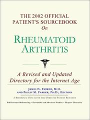 Cover of: The 2002 Official Patient's Sourcebook on Rheumatoid Arthritis
