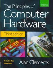 Cover of: The principles of computer hardware