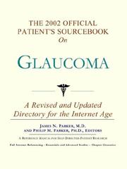 Cover of: The 2002 Official Patient's Sourcebook on Glaucoma: A Revised and Updated Directory for the Internet Age
