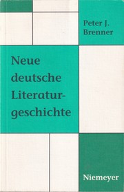 Cover of: Neue deutsche Literaturgeschichte by Peter J. Brenner