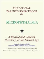 Cover of: The Official Parent's Sourcebook on Microphthalmia