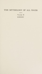 Cover of: Eddic by John Arnott MacCulloch