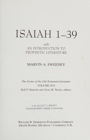 Cover of: Isaiah 1-39: with an introduction to prophetic literature