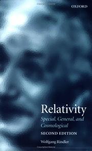 Cover of: Relativity: Special, General, and Cosmological