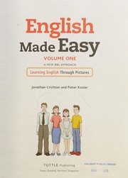 Cover of: English made easy: a new ESL approach : learning English through pictures