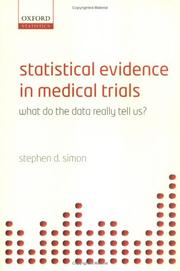 Cover of: Statistical Evidence in Medical Trials by Stephen Simon