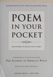 Cover of: Poem in your pocket: 200 poems to read and carry