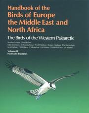 Cover of: Handbook of the Birds of Europe, the Middle East and North Africa: The Birds of the Western Paleartic - Hawks to Bustards